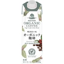 Amazon.co.jp: 山本珈琲 有機栽培珈琲 無糖 1000ml紙パック×6本入