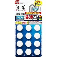 レック(LEC) 激落ちくん パイプ 洗浄 タブレット (12回分) 消臭 除菌率99.9% 排水口に入れるだけ