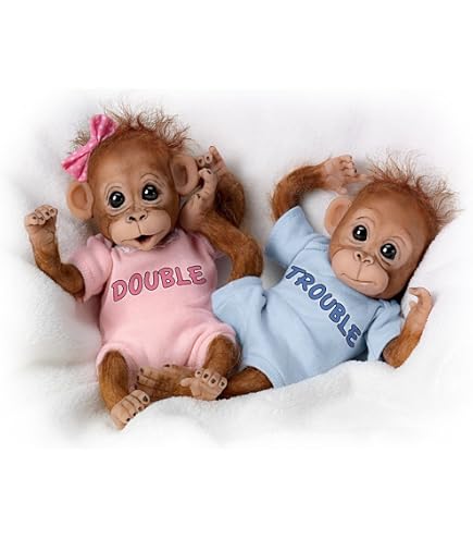 Amazon.co.jp: アナベル's Hugs Ashton Drake Baby Monkey人形by Ina
