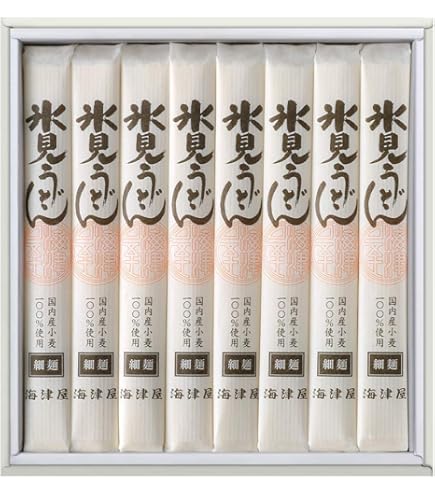 Amazon.co.jp: 海津屋 氷見うどん(細めん3本・極細めん2本)つゆセット