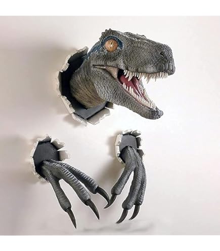 Amazon.co.jp: ジュラシック恐竜の頭 壁掛け - 大きなT-レックス