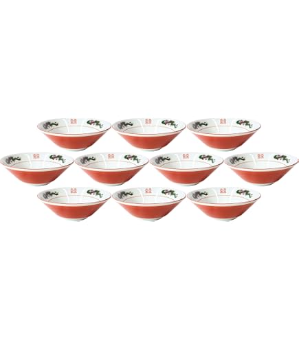Amazon.co.jp: 赤巻三ツ竜切立6.8丼 [ 直径21.5 x 高さ7.5cm