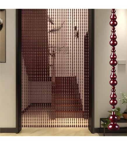 Amazon｜のれん 幅85 長さ170 珠のれん 開閉式 玉のれん 珠暖簾 ロング