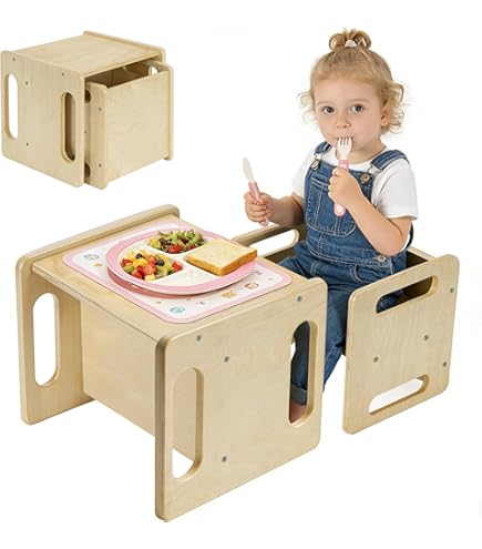 Amazon.co.jp: COSTWAY 子供用テーブル 椅子セット 幼児 机 キッズ