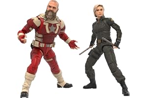 Marvel Legends Series Yelena Belova and Red Guardian 2-Pack, Thunderbolts* Movie Collectible 6-Inch Action Figures
