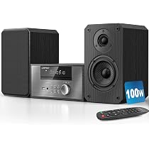 Amazon.co.jp: LONPOO CDプレーヤー 100W コンパクトコンポーネント