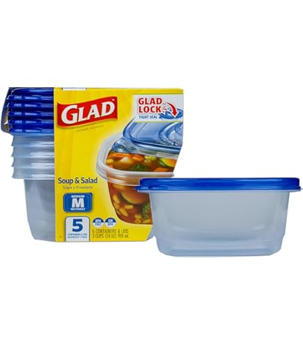 Amazon | cox60796 – Glad GladWareスープ、食品サラダコンテナW/蓋