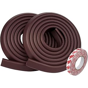 Findbetter コーナーガード コーナークッション 全長4メートル 強力両面テープ付き エコなNBR素材 赤ちゃん…