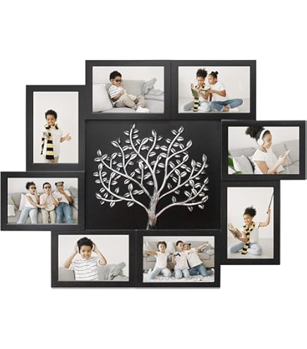 Amazon.co.jp: ファミリーコラージュフォトフレーム - 7つの