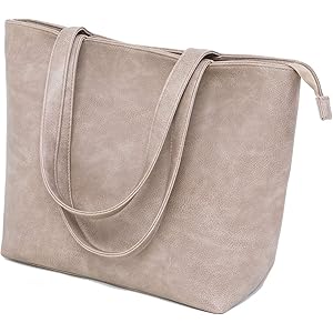 [RATOM] トートバッグ レディース バッグ (アクセント◎なムラ染めレザー・自立型)