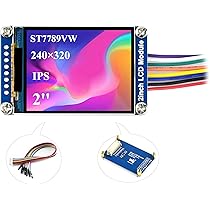 細長小型ディスプレイ2台セット Amazon.co.jp: Waveshare 2インチミニLCDスクリーン - Raspberry