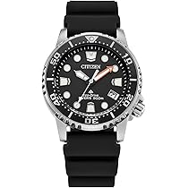 美品【稼働品】CITIZEN/シチズン/エコドライブ/ダイバー/デイト/ブラック シチズン 逆輸入 エコドライブ CA0289-00E ブラック×グリーン