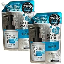 Amazon | 大容量 泡洗顔 600ml×2 FACEWASH シェービングもできる