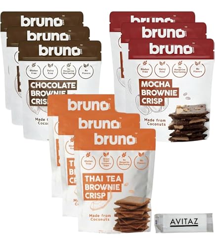 Amazon.co.jp: ブルーノスナック チョコレート ブラウニー クリスプ
