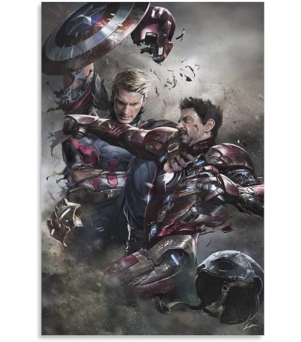 Amazon.co.jp: 映画ポスター キャプテンアメリカ シビルウォー