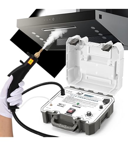 Amazon | Moongiantgo スチームクリーナー タンク底部排水式 ハンディ