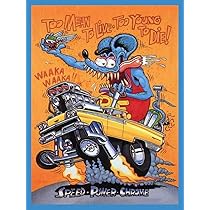 【超希少・新品同様】Ed Big Daddy Roth Ed Big Daddy Roth Sinker Toy RAT FINK Signed SCREEN print