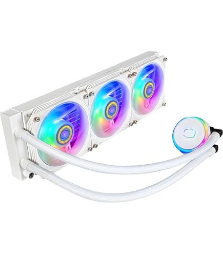 Amazon | CoolerMaster MasterLiquid ML360L V2 ARGB White Edition