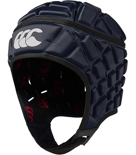 Amazon | Canterbury メンズ レイズヘッドガード ブラック/レッド XL