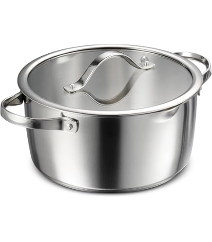 Amazon | Tramontina Tri-Ply Clad Sauce Pan Set, 4-Piece