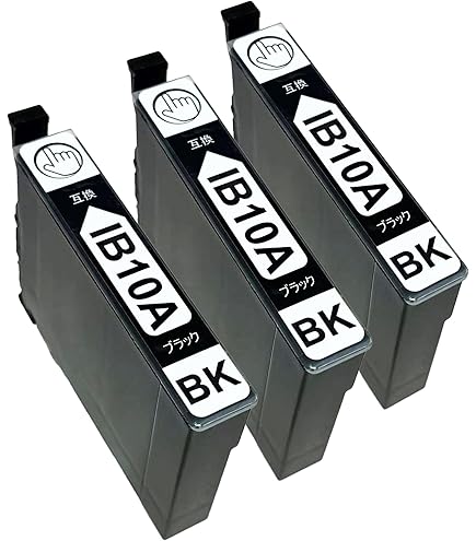 Amazon.co.jp: J-ECO製 IB02KB ブラック 顔料 単品 大容量 ISO14001