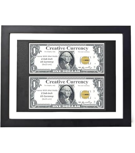 Amazon.co.jp: JIANGPAI 卓上写真フレーム、ドル紙幣フレーム、最初の