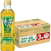 サントリー 特茶 3週間継続パック 500ml×21本+お試し品3本付き