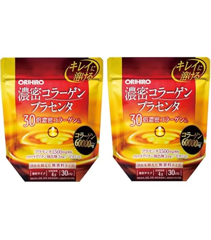 cocoTANオリヒロ　濃密コラーゲンプラセンタ　30日分　10袋 楽天市場】オリヒロ 濃密コラーゲンプラセンタ 120g 30日分 orihiro