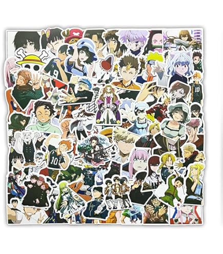 Amazon.co.jp: 50枚 ステッカーセット海賊 コミック 防水デカール