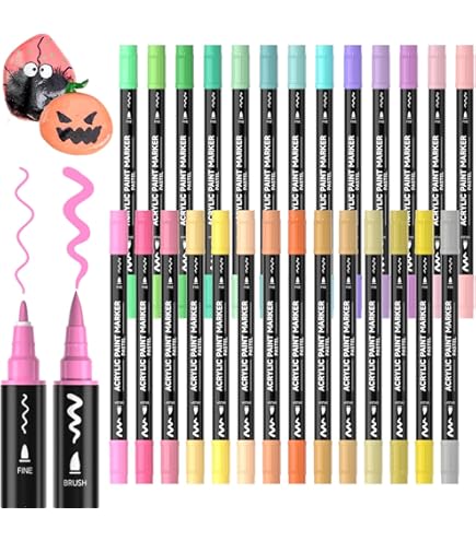 アクリルマーカー Amazon | Shuttle Art アクリルマーカー 36色セット 直液式