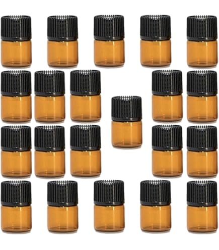 Amazon.co.jp: 茶色遮光瓶(3ml)×18本セット ドロッパー付き : ドラッグ