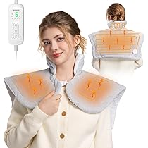 Amazon | Amdeer 電気肩パッド 電気肩当て 8段階温度切替 6段階切