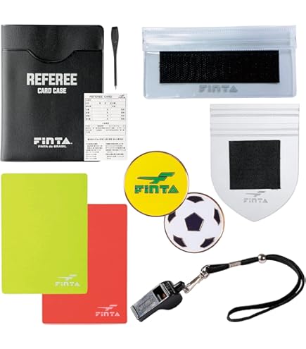 Amazon.co.jp: [フィンタ] FINTA サッカー フットサル レフェリー 4点
