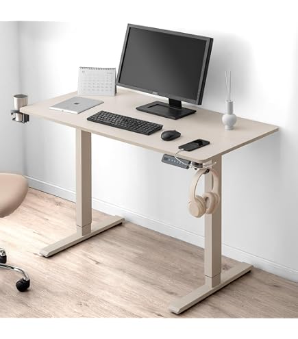Amazon | FEZIBO 昇降デスク スタンディングデスク 幅120cm*奥行き60cm