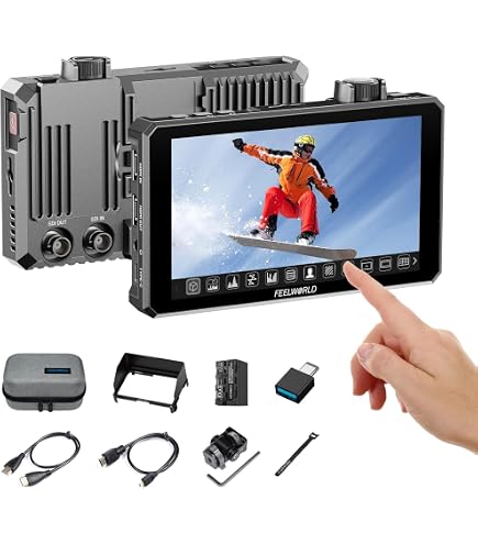 Amazon.co.jp: FEELWORLD SC6 6インチ SDI モニター 1500nits 高輝度