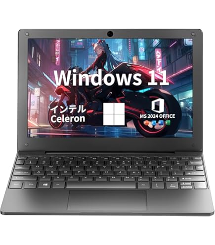 Amazon.co.jp: ノートパソコン10.1インチ Office2024付き(Celeron