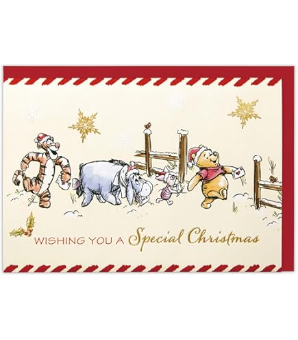 Amazon | Xmasクリスマスカード/ディズニースタンディングカード くま