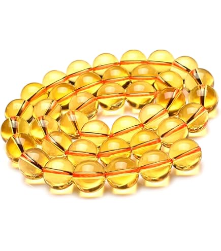 Amazon.co.jp: 【hinryo】4mm～14mm 5A 64面カット 黄水晶 ゴールド 1 