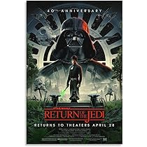 1983年スターウォーズ　ジェダイ　希少レア　イラストポスターヴィンテージ印刷物 il_340x270.5117525517_ksp5.jpg
