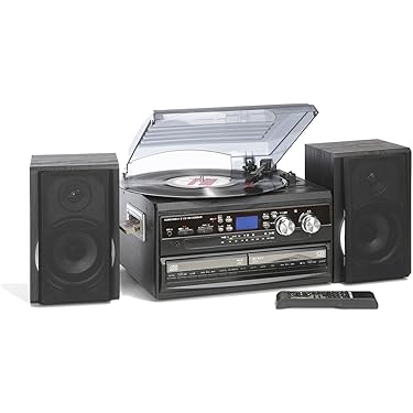 マルチコンポNEXT　3枚CD・カセット・レコードプレーヤー　HF-638PE hf-638pek-05.jpg