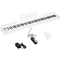Amazon | IKTMI 電子ピアノ 88鍵盤 ペダル付き 木製 キーボード ピアノ