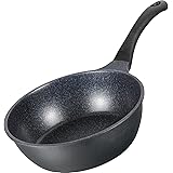 【Amazon.co.jp限定】超軽量 深型フライパン 24cm ダブルマーブルコート ガス火専用 ブラック 和平フレイズ ACM-9572