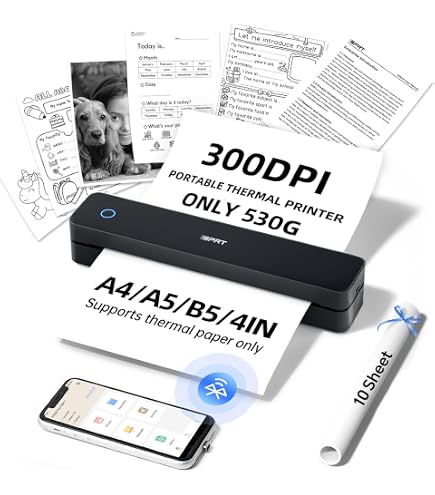 Amazon | US Letter 感熱紙 8.5 x 11インチ 200枚 HPRT MT610 Pro