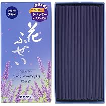 Amazon.co.jp: カメヤマ 花ふぜい ラベンダー 煙少香 約100g 約230本