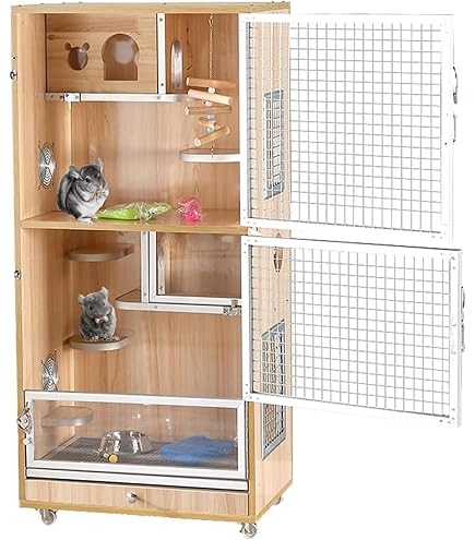 小動物用ケージ チンチラゲージ ケージ 80cm [組み立て完成品] 日本