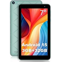 Amazon.co.jp: Tablet, 7-Inch, Wi-Fi 6 Model, Android 15, Tablet, 5