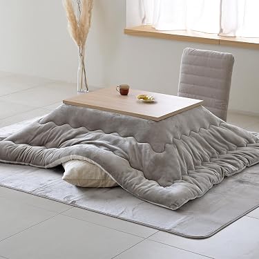 新品・送料無料》ダイニングコタツ 掛け布団セット 110×70 BR/NA