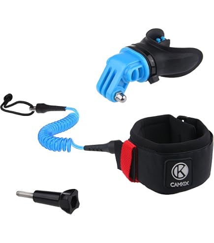 Shop 6 In 1 Surfing Fixed Braces Connecting Mount Set For GoPro NEW HERO / HERO7 /6 /5 /5 Session /4 Session /4 /3+ /3 /2 /1, DJI Osmo Action, Xiaoyi And Other Action Cameras(Black) - Dick Smith - 5