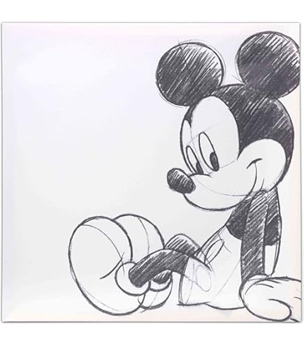 ミッキーマウス(鉛筆画) ミッキーマウスとミニーマウスの鉛筆画 - メルカリ