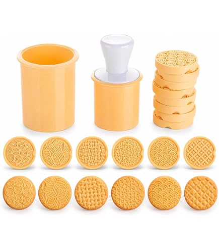 Amazon | Nordic Ware Cookie Stamps, Set of 3, with Blue Handles